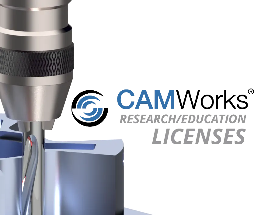 CAMWORKS Research and Education Licenses available from GoEngineer